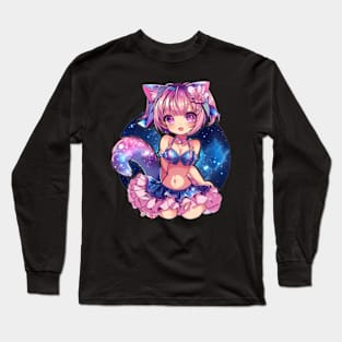 Anime catgirl Long Sleeve T-Shirt